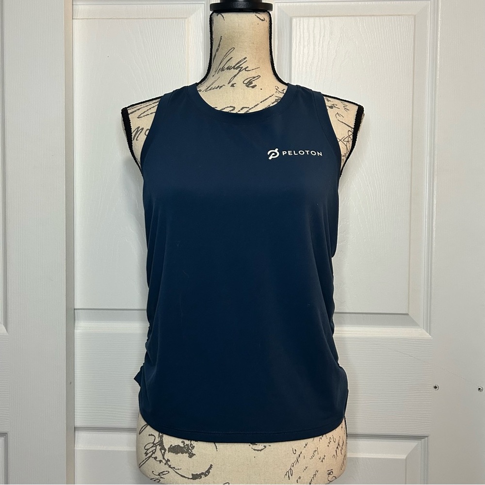 Peloton Navy Blue Sleeveless Top